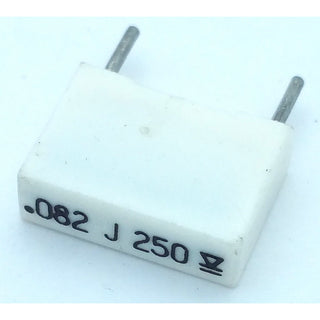 0.082uF 250V Mylar Film Capacitor - .082 J 250