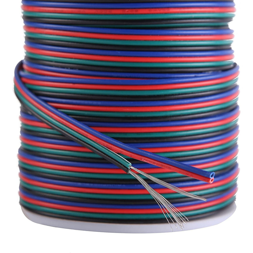 RGB LED Extension Wire 4 Pin - By The Foot