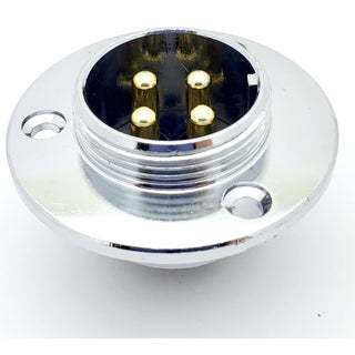 4 Pin Mic Connector Male/Female Pair - Extra Large - 20A 300V HEAVY DUTY GX25 M25