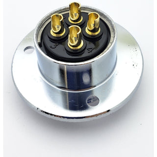4 Pin Mic Connector Male/Female Pair - Extra Large - 20A 300V HEAVY DUTY GX25 M25