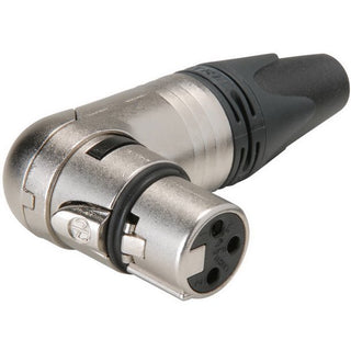 NEUTRIK XLR Female 3 Pin Right Angle Connector (RX Series)