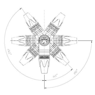 NEUTRIK XLR Male 3 Pin Right Angle Connector (RX Series)