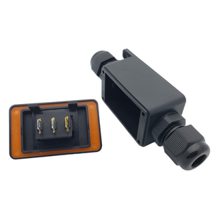 12V-24V IP65 Waterproof Rocker Switch Box - Blue LED