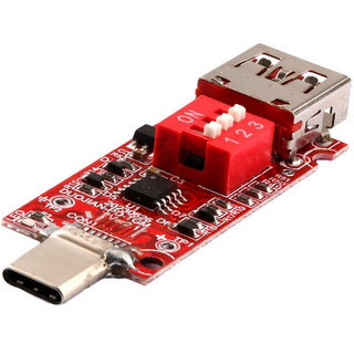 USB Type-C PD QC 3.0 Decoy Trigger Board - USB-C Output Voltage Selector