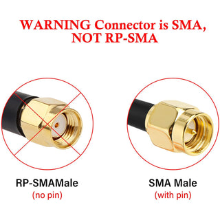 SMA Male to SMA Male Cable 3FT, RG316