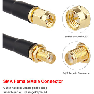 SMA Male to SMA Female Cable 10FT, LMR-240