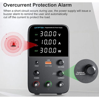 Benchtop Power Supply 10A 0-30V 0-10A W/ USB