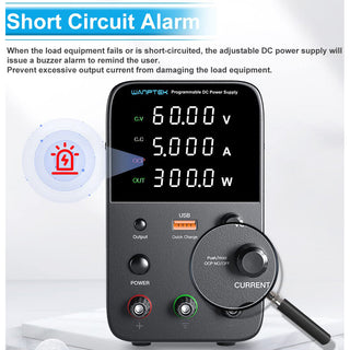 60V 5A Adjustable Bench Top LAB DC Power Supply