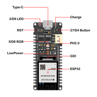 FireBeetle 2 ESP32-E Battery Ready - IoT Microcontroller (Supports Wi-Fi & Bluetooth) (D74)
