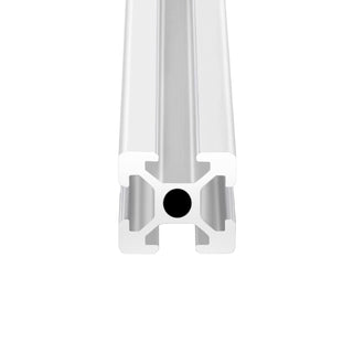 Silver Extruded Aluminum Rails - X Beam Style - 48" long 20mm x 20mm