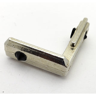 Silver Inside Corner L Bracket for 20 Series Extruded Aluminum Rails