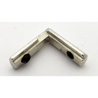 Silver Inside Corner L Bracket for 20 Series Extruded Aluminum Rails