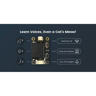 AI Offline Language Learning Voice Recognition Sensor - Arduino, Raspberry Pi, ESP32 - I2C UART