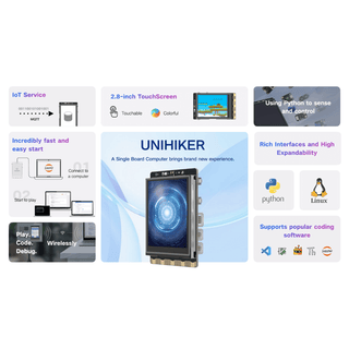 IoT Python Single Board Computer SBC with Color Touchscreen - UNIHIKER