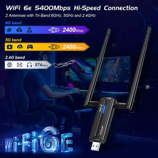 WiFi 6E USB WiFi Adapter - USB 3.0