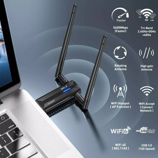 WiFi 6E USB WiFi Adapter - USB 3.0