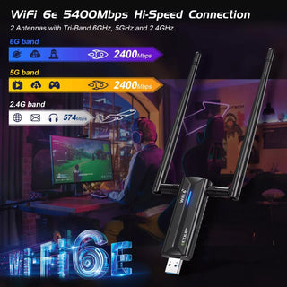 WiFi 6E USB WiFi Adapter - USB 3.0