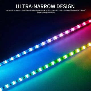 Mini Addressable RGB LED Strip - 5V - 1M - WS2812 - 2.7mm