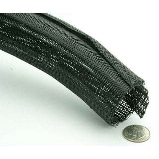 2" Split Expando Cable Sleeve - Black