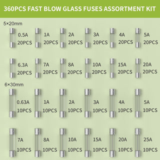 Fast Blow Glass Fuse Assortment