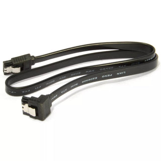 18" SATA 3.0 Cable SATA3 III 6GB/s Right Angle for SSD HDD Hard Drive, Black