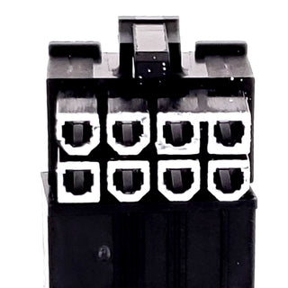8-pin (2x4) Molex Mini Fit Jr. 0.165 - MOLEX 0455870004 - Black