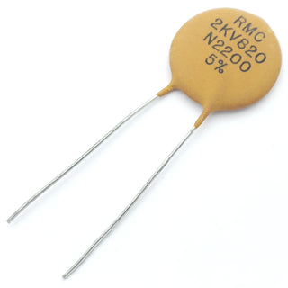 ceramic capacitor 820 pF ±5% 2000 volts N2200