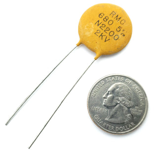 ceramic capacitor 39 pF ±5% 3000 volts N750