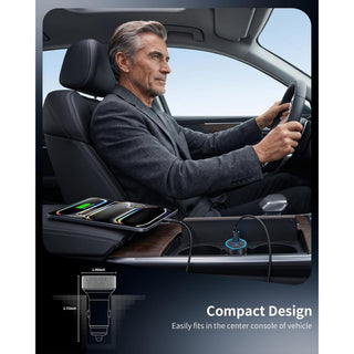 90W 4-Port USB-C Car Charger - PD/PPS/QC Fast Charge