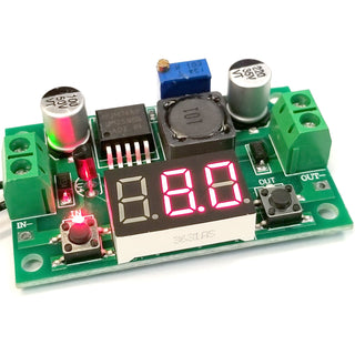 DC-DC Adjustable Step-Down Voltage Regulator Module With Volt Meter. (D92)