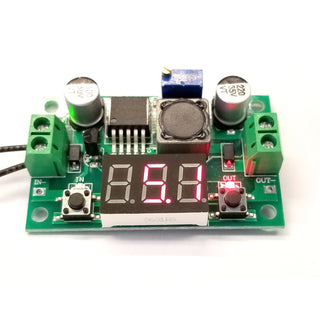DC-DC Adjustable Step-Down Voltage Regulator Module With Volt Meter. (D92)