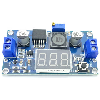 DC-DC Adjustable Step-Down Voltage Regulator Module With Volt Meter. (D92)