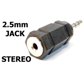 2.5mm Stereo Female - 3.5mm Stereo Male Adapter