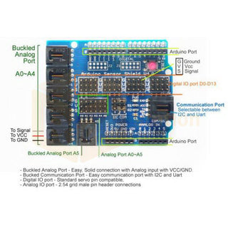 Arduino Uno Sensor/Servo Shield (D7)