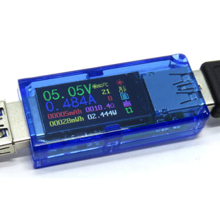 Full-Color USB Voltage and Current Meter