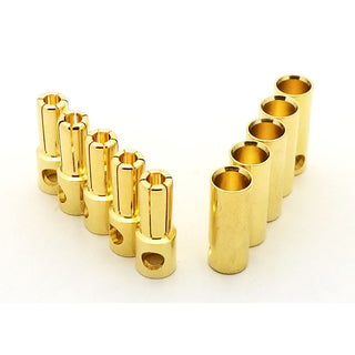 5.5mm RC Bullet Connector - 5 Pair