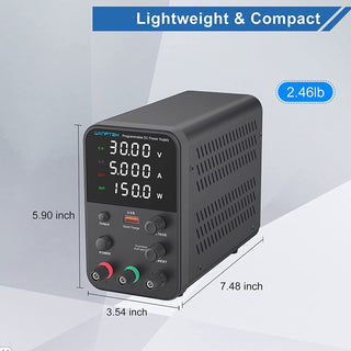 30V 5A Adjustable Bench Top LAB DC Power Supply