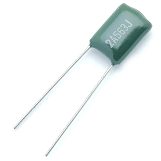 film capacitor 0.056 μF ±5% 100 volts metallized polyester