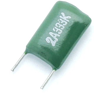 film capacitor 0.033 μF ±10% 100 volts metallized polyester