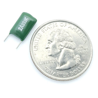 film capacitor 0.033 μF ±10% 100 volts metallized polyester