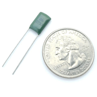 film capacitor 0.027 μF ±5% 100 volts metallized polyester