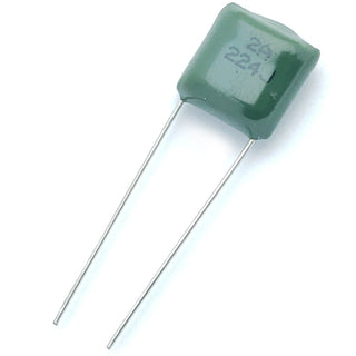 film capacitor 0.22 μF ±5% 100 volts metallized polyester
