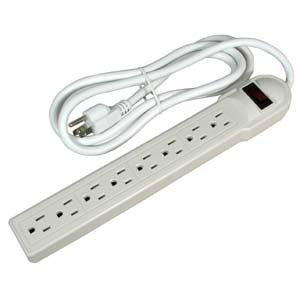 8-Outlet Surge Protector w/6' Cord