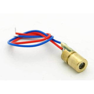 5mW Red Laser Diode w/Lens (5VDC)  - 650nm