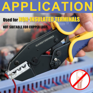 Non-Insulated Terminal/Butt Connecter Crimper