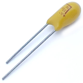 tantalum capacitor 22 μF ±10% 16 volts