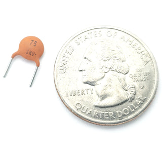 ceramic capacitor 75 pF 1000 volts