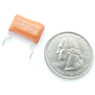 film capacitor 1 μF ±10% 100 volts