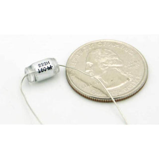 film capacitor 2200 pF ±2.5% 63 volts