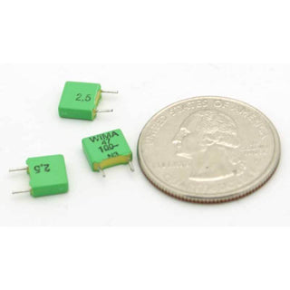 film capacitor 47 pF ±2.5% 100 volts polypropylene